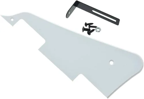 Vista 35 de KAISH Golpeador de guitarra Abalone Pearl LP con soporte negro para Epiphone Les Paul