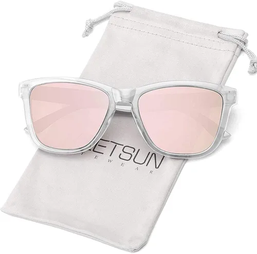 Vista 20 de Meetsun - Lentes de sol polarizados, unisex, modernos, con estilo de diseñador, clásico y retro A1 Negro Brillante