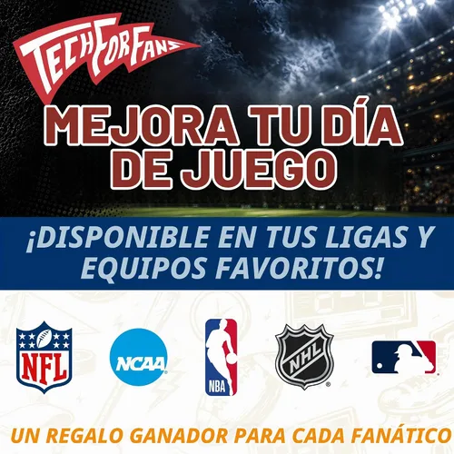 Vista 8 de SOAR NFL Shockbox - Altavoz Bluetooth inalámbrico LED, resistente al agua, IPX4, 5.0 Bluetooth con más de 5 horas de tiempo de reproducción, pequeño
