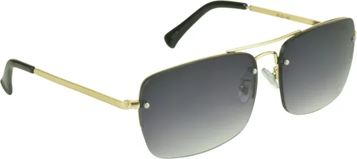 Vista 10 de proSPORT Gafas de sol Lectores Lente Completo Cuadrado Aviador Sin Montura Metal Plata Oro Gradiente Gris Marrón Tinte Hombres Mujeres NO BIFOCAL