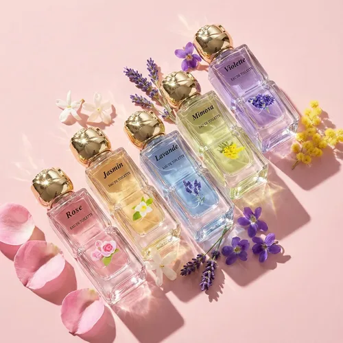 Vista 6 de Charrier Parfums - Set de regalo 5 Eaux de Toilette - 'Parfums de Provence' - 1.8 fl oz - Hecho en Provenza, Francia