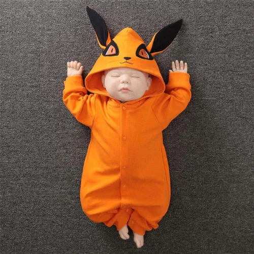 Vista 7 de daimengmeng Peleles para bebés niños y niñas, trajes de dibujos animados de una pieza, mono de algodón con botón