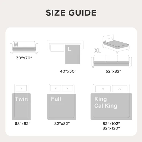 Vista 8 de Bedsure Funda de cama impermeable lavable para perros, manta impermeable para sofá y cama individual, protector ligero de muebles para mascotas