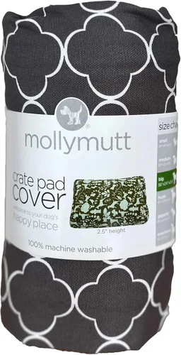 Vista 5 de Molly Mutt Morning - Funda para jaula de perro, 100% algodón orgánico con certificación GOTS para cama de perro o cachorro, duradera, lavable