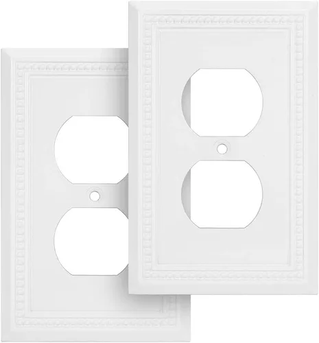 Vista 36 de Henne Bery Sunken Pearls - placa decorativa de pared, placa decorativa de pared, tapa de salida de la placa del interruptor, aleación de zinc sólida