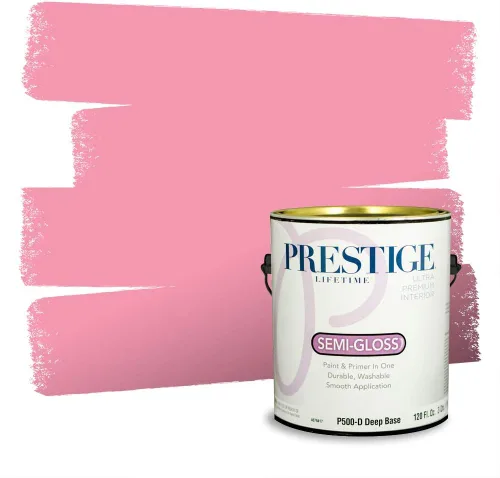 Vista 133 de Prestige Paints Pintura exterior e imprimación en uno, 1 galón, plano, coincidencia comparable de Valspar* Amber Rose*