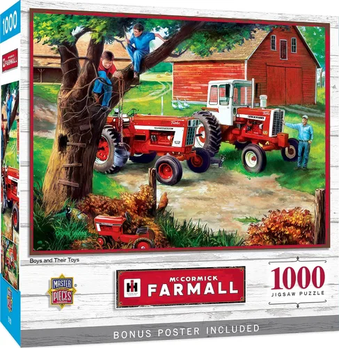 Vista 2 de MasterPieces Farmall Case Ih - un rompecabezas clásico americano de 1000 piezas