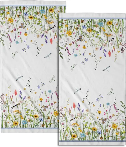 Vista 57 de Giwawa Juego de 2 toallas de mano con diseño de camión americano del 4 de julio, toallas de baño para el Día de la Independencia, suaves