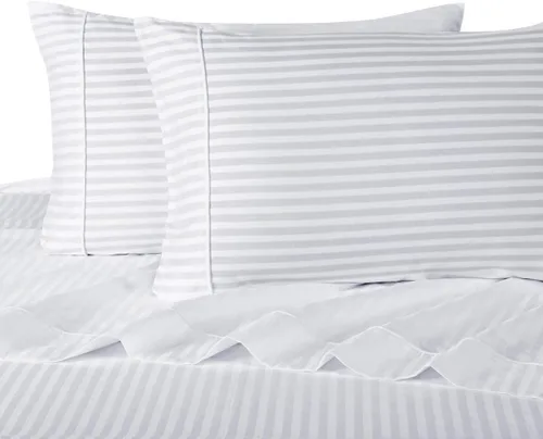 Vista 3 de Sábanas de tamaño Split King con 2 sábanas bajeras individuales XL, color negro, sábanas 100% algodón, bolsillo profundo, satén de algodón fresco