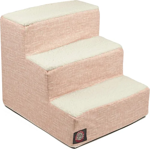 Vista 23 de Majestic Pet - Escaleras portátiles para mascotas suave escalón de espuma de sherpa escalones para perros y gatos rampa para cachorros