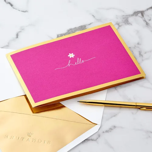 Vista 6 de Hallmark Tarjeta desplegable Signature Paper Wonder, Thankful for You & Signature Paper Wonder, ramo de pensamientos felices