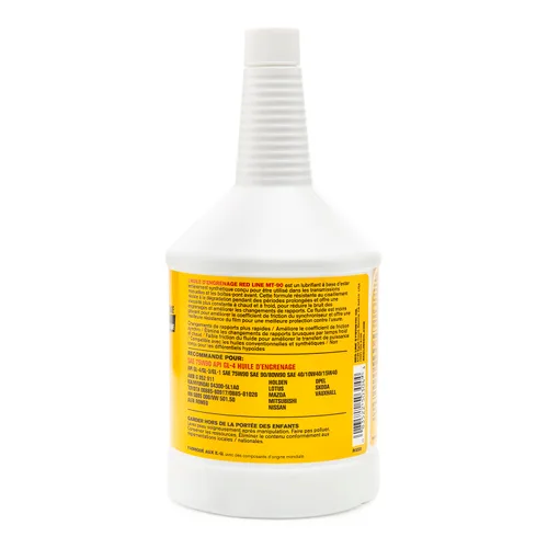Vista 16 de Red Line 50306 MT-90 75W-90 GL-4 Lubricante para Transmisión Manual y Transeje (MTL) - 5 Galones