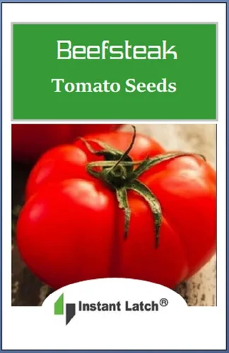 Vista 2 de 250 semillas de tomate de carne Sin OMG Semillas frescas de jardín