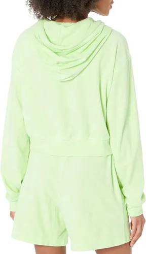 Vista 2 de The Drop Georgia Towel - Sudadera corta con capucha para mujer