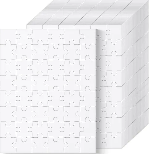 Vista 17 de Mr. Pen - Rompecabezas en blanco, paquete de 5, 100 piezas/paquete, 10.6" x 14.2" pulgadas, rompecabezas blanco, rompecabezas en blanco