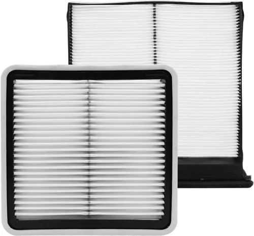 Vista 77 de Filtro de aire de cabina de motor de peine para Hyundai Accent 1.6L L4 2017 2016 2015 2014 2013 2012 Gris carbón