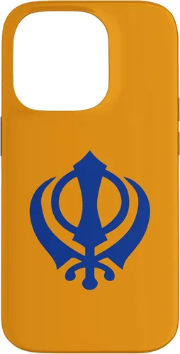 Vista 17 de Khanda Sikh Symbol Chakkar Kirpans Chakra Sikhism - Carcasa para iPhone 17