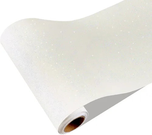 Vista 15 de CRE8TIVE Papel tapiz marrón oscuro con purpurina, borde de pared para despegar y pegar, 8 x 80 pulgadas, papel tapiz de tela brillante, extraíble