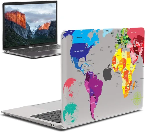 Vista 25 de IBENZER Carcasa rígida para MacBook Air de 13 pulgadas, 2020, 2019, 2018, nueva versión A2179, A1932, carcasa rígida para Apple Mac Air 13 Retina