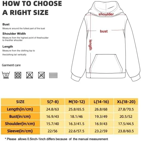 Vista 4 de Sudadera unisex con capucha y bolsillo de canguro para niño y niña con cordón