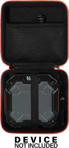 Vista 3 de GETGEAR Funda de altavoz inalámbrico para Klein Tools AEPJS3 Altavoz inalámbrico, compartimento personalizado para altavoz y cable por separado
