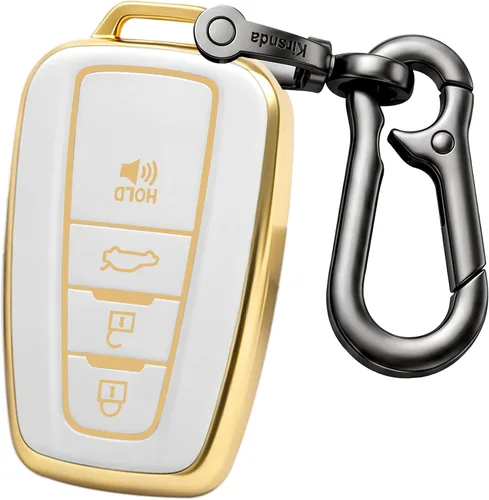 Vista 22 de Kirsnda - Funda para llavero compatible con Toyota, funda de protección de Azul
