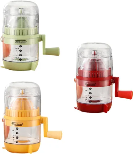 Vista 4 de Exprimidor manual de cítricos Extractor de jugos de mano con exprimidor de agarre cómodo para limón y naranjas, herramienta de cocina