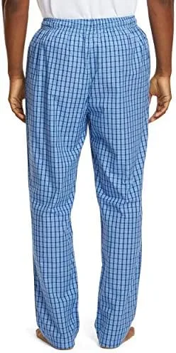 Vista 3 de Nautica mens Soft Woven 100% Cotton Elastic Waistband Sleep Pajama Pant