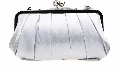 Vista 3 de Bolsos de mano florales para mujer, bolso de mano de satén para noche, fiesta, graduación, bolsos de novia