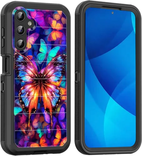 Vista 83 de Funda para Galaxy A15 5G, cuerpo completo, protección contra caídas, a prueba de polvo, resistente de 3 capas, militar, resistente, duradera