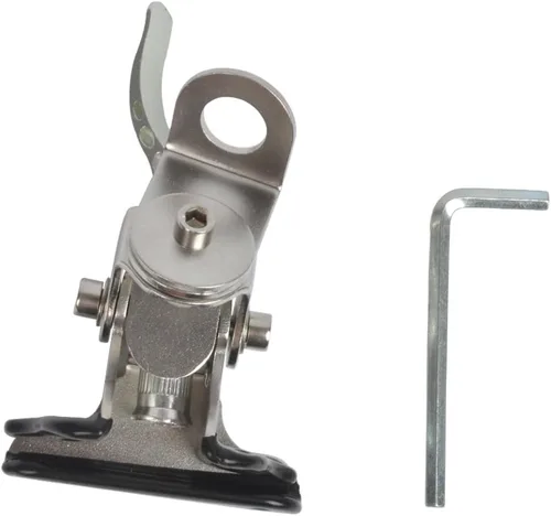 Vista 3 de HYS Soporte de antena de automóvil de acero inoxidable para montaje en tapa de maletero Hatchback, ángulo ajustable HYS TC-7 para vehículo móvil