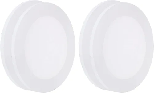 Vista 6 de PATIKIL Paneles de lienzos de pintura para pintura, paquete de 4 paneles redondos de madera de 4 x 4 pulgadas, paneles de arte en blanco estirados