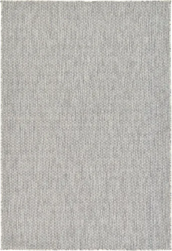 Vista 124 de Unique Loom Collection - Alfombra casual de transición sólida jaspeada para interiores y exteriores