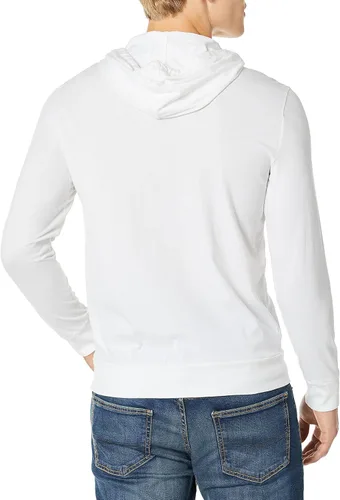 Vista 4 de Lacoste - Camiseta de manga larga de algodón con capucha para hombre