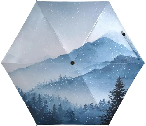 Vista 51 de Sombrilla de viaje plegable compacta con protección UV para 99% de protección UV, resistente al viento, a prueba de lluvia, pequeña sombrilla