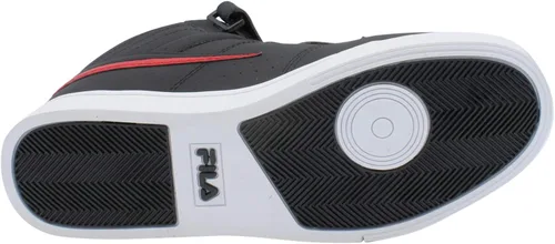 Vista 5 de Fila Tenis deportivos para hombre para uso diario, atléticos, casuales, de caña alta, con cordones Negro/Rojo/Blanco