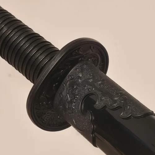 Vista 4 de Espada Hmong de polipropileno de alta resistencia para entrenamiento de artes marciales, espada antigua Samurai con funda para práctica