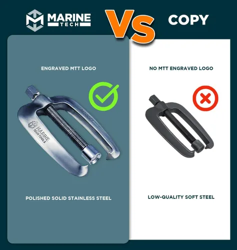 Vista 3 de Marine Tech Tools - Extractor de soporte de dirección, soporte Seastar/Uflex, se adapta a todos los Seastar, soportes de soporte Uflex, extractor