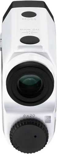 Vista 6 de Nikon Coolshot 20i GII - Telémetro de pendiente láser de golf, versión estándar blanco con borde amarillo, talla M