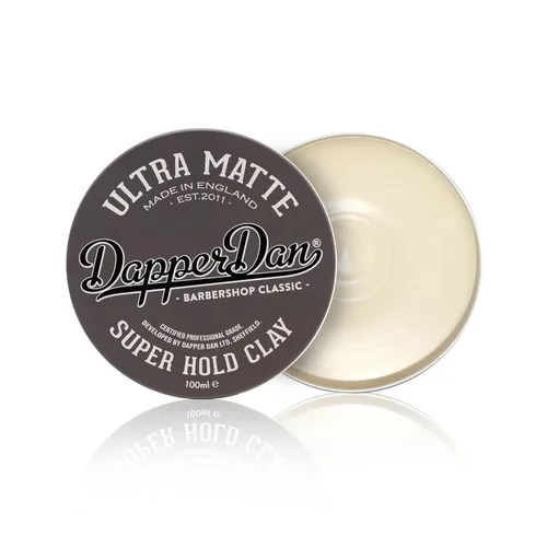 Vista 3 de Dapper Dan Arcilla ultra mate para el cabello, súper sujeción, arcilla de larga duración con agarre inmediato, arcilla de fácil aplicación