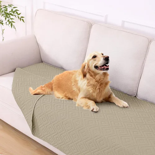 Vista 36 de hyha Manta impermeable para perros, funda suave para cama de perro, mantas para mascotas, funda impermeable para sofá y sillón para perros lavable