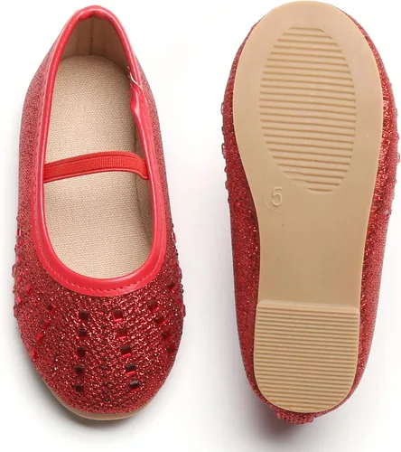 Vista 9 de Mary Jane - Zapatos de vestir planos de ballet para niñas (bebéniña pequeña)
