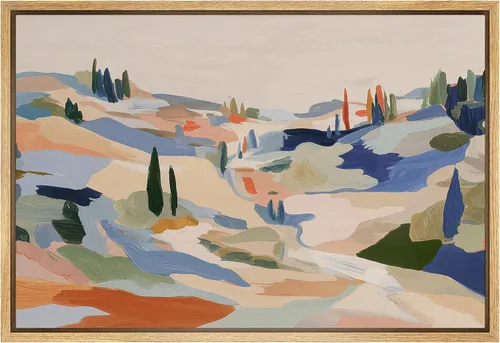 Vista 14 de SIGNFORD Lienzo Enmarcado Impresión Arte de Pared Océano Pastel Luz del Sol Puesta de Sol Horizonte Naturaleza Vida Silvestre Ilustraciones Arte