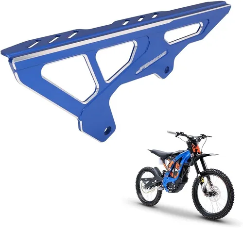 Vista 9 de JFG RACING Sur Ron - Protectores de cadena, protector de cadena para motocross, cubierta protectora CNC para Surron Sur Ron Light Bee S/X Segway