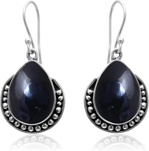 Vista 23 de Veracity Jewelry - Aretes de plata de ley con piedras preciosas para mujeres y niñas, regalo para su cumpleaños, aniversario, esposa, mamá, novia