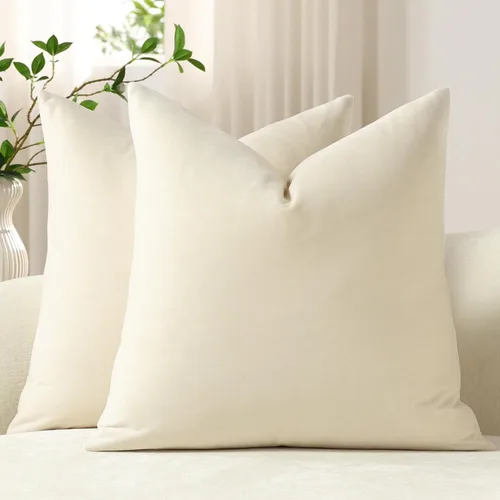 Vista 45 de Funda de almohada para cuerpo de Dezene, súper suave de terciopelo con cierre de cremallera oculto.