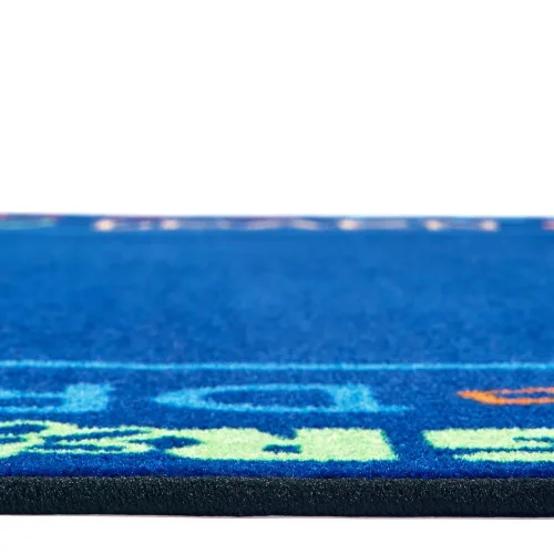 Vista 5 de Carpets for Kids 3716 Read to Dream Border - Alfombra rectangular para biblioteca, 6 x 9 pies, color azul