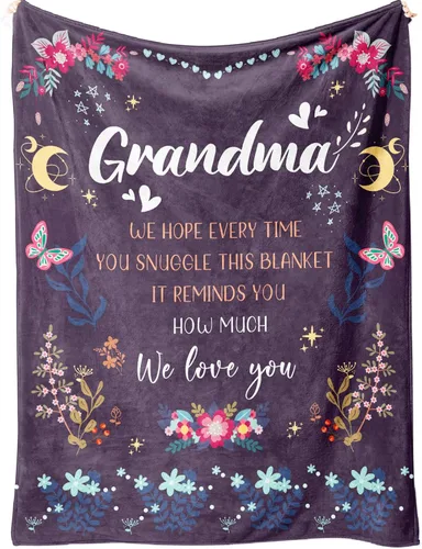 Vista 6 de BeneCharm Regalos para hija de mamá papá en Navidad, manta antibolitas para hija adulta, regalo de cumpleaños, 50 x 60 pulgadas
