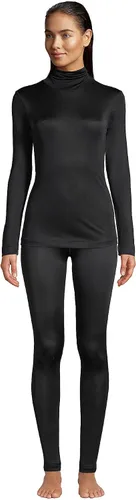 Vista 4 de Lands' End Ropa interior larga de seda entrelazada para mujer