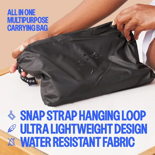 Vista 2 de Acteon Bolsa de gimnasio en seco y húmedo, organizador grande de traje de baño y ropa resistente al agua, para piscina, bolsas de entrenamiento